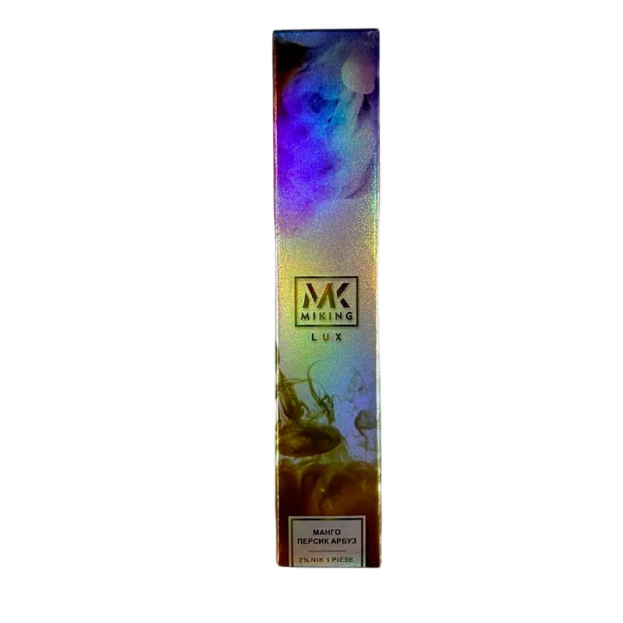 одноразовые электронные сигареты Miking LUX (без фильтра) 800 тяг Манго Персик фото